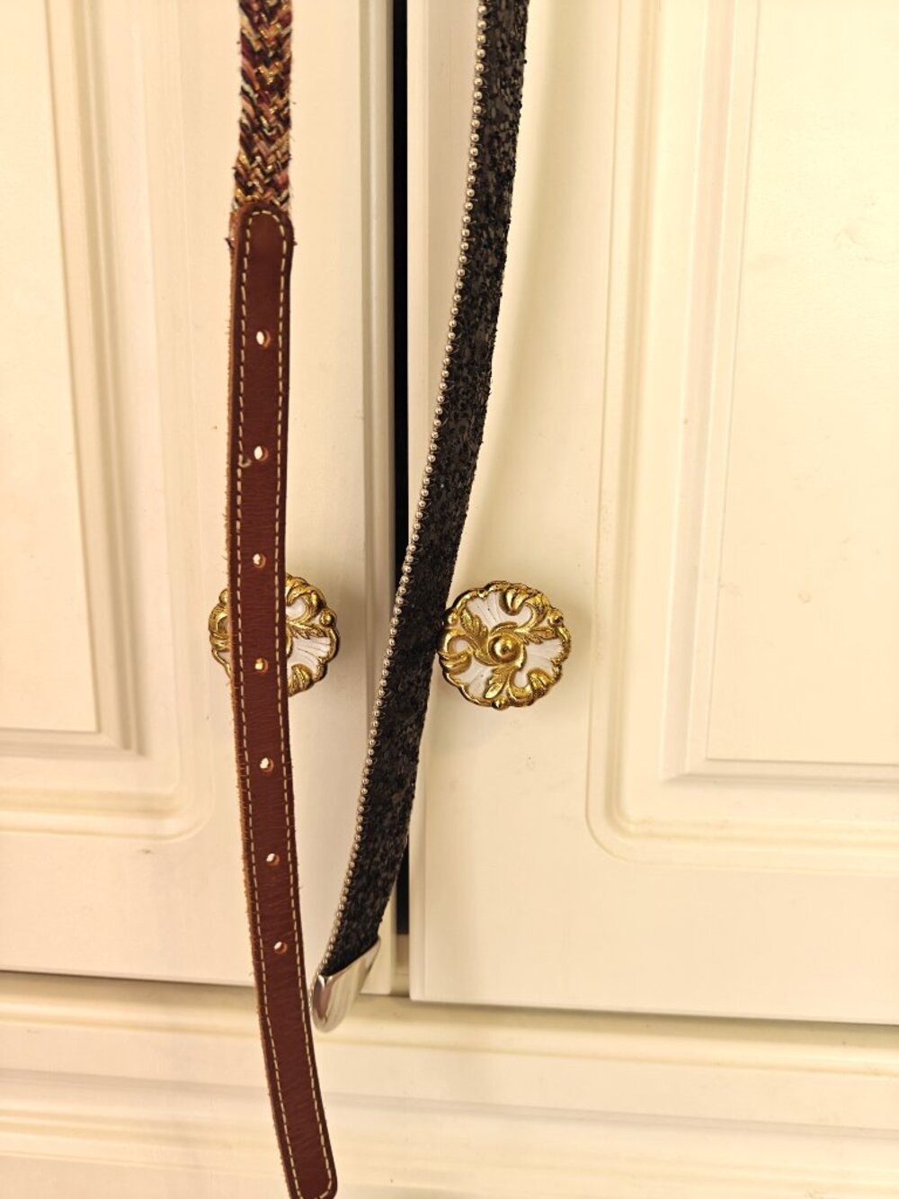 Bundle of 2 Women's Belts, Size Large - Picture 2 of 3